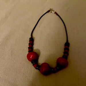 Red Mykonos Necklace.